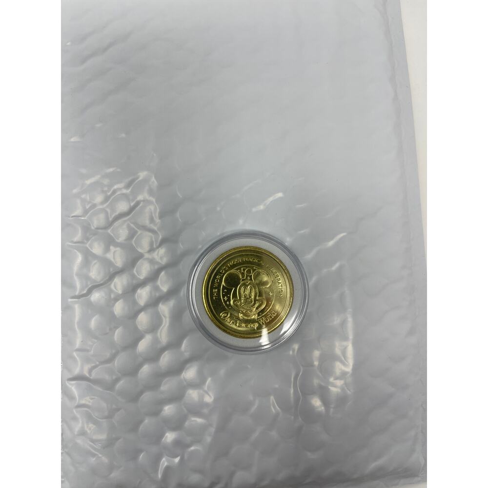 DISNEY 50th Anniversary Gold Medallion Coin Figment